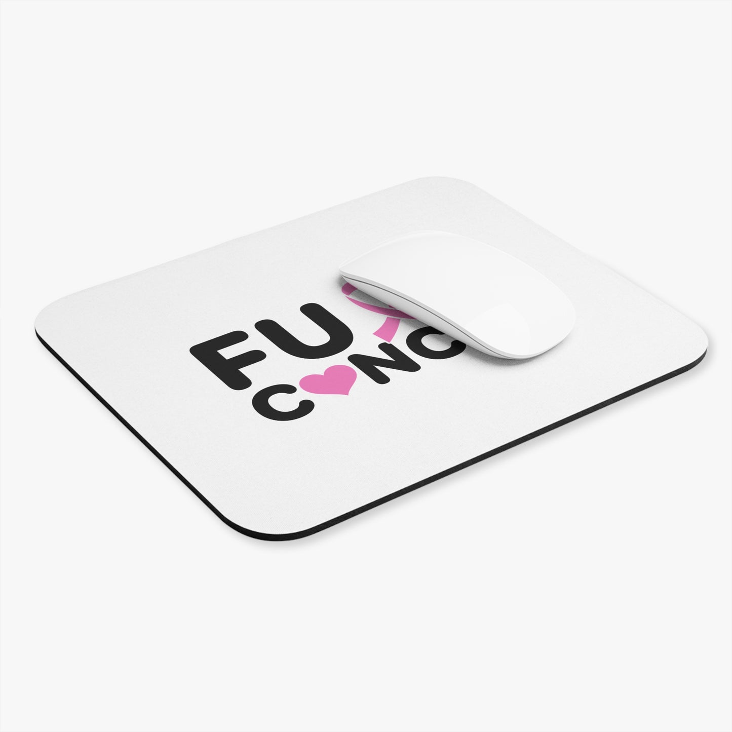 F#CK Cancer, Empowering Mouse Pad, Support Cancer Awareness, Gift for Fighters & Survivors, Desk Accessory, Home Office Decor, Inspirational Item